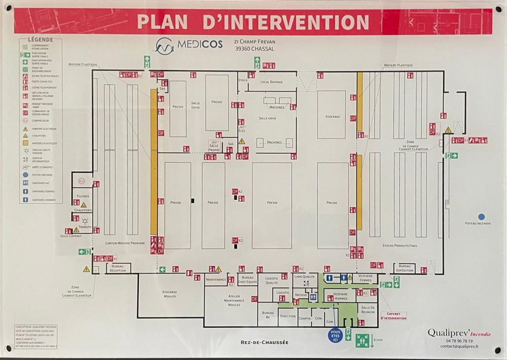 Plan évacuation à Saint-Georges-d'Espéranche 