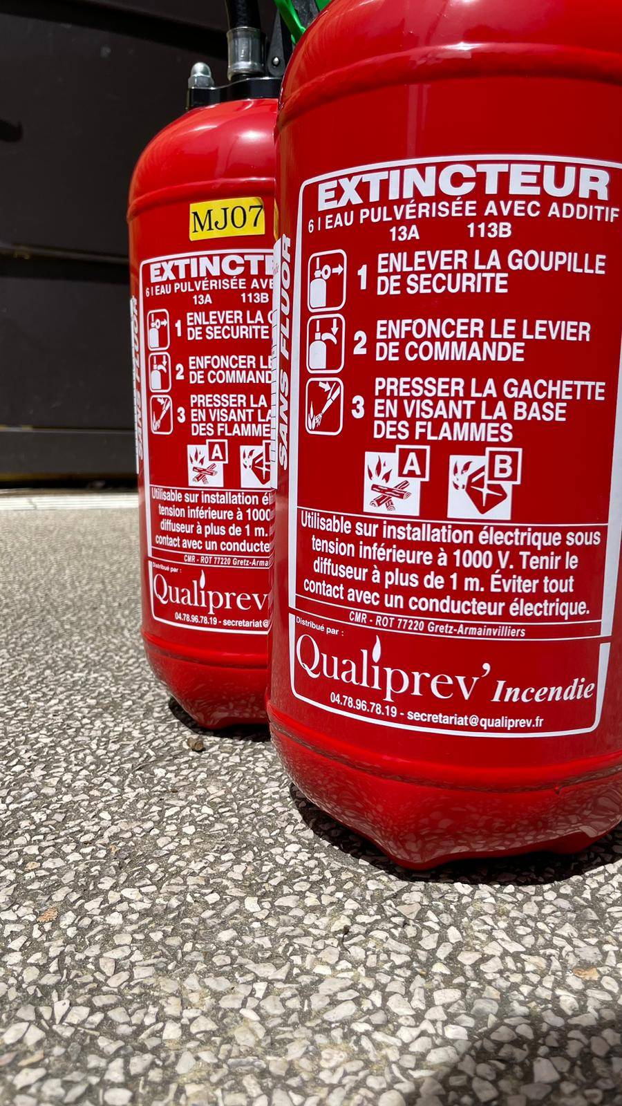 Extincteur à Saint-Georges-d'Espéranche 